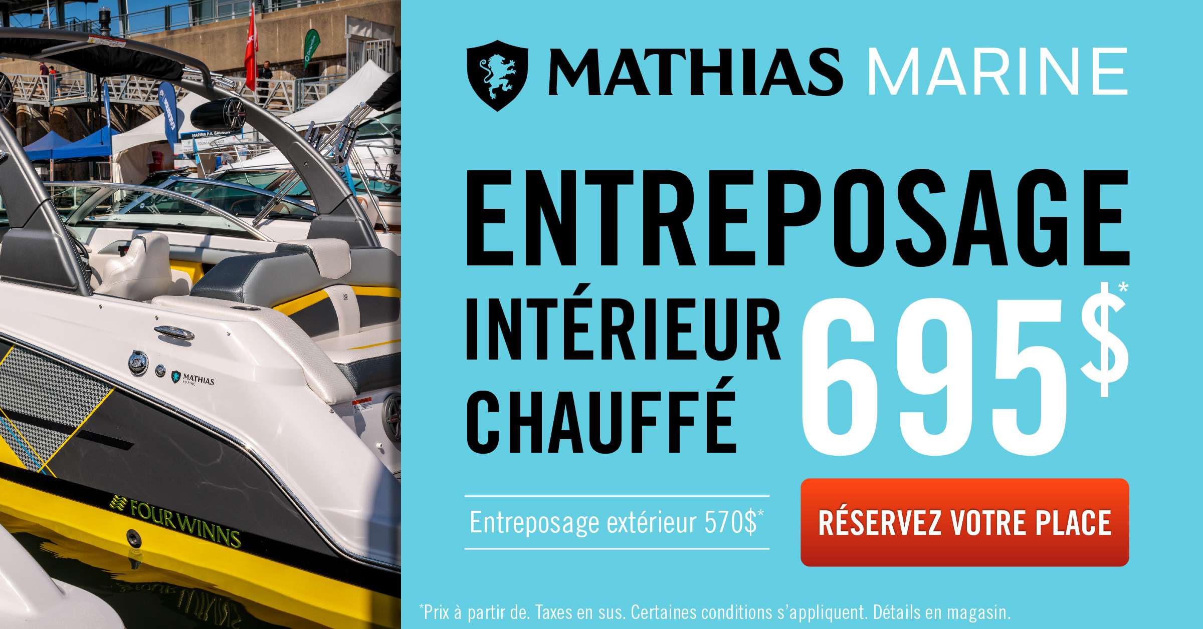 À la recherche d'un endroit pour entreposer votre embarcation cet hiver?